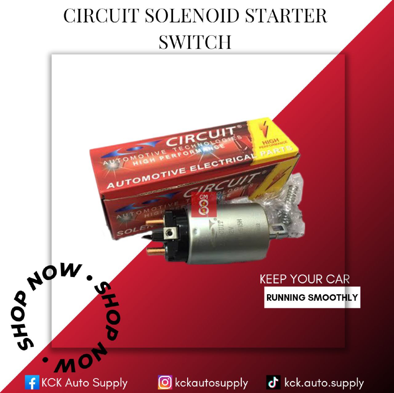 Circuit Solenoid Starter Switch